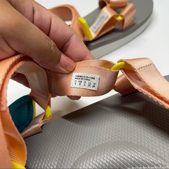 Suicoke Depa-CAB Sandals Pink Grey - Picture 7 of 8
